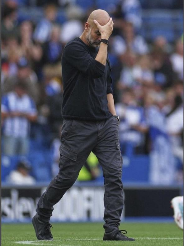 曼联足球队主教练被曼城逆转，遭遇失利